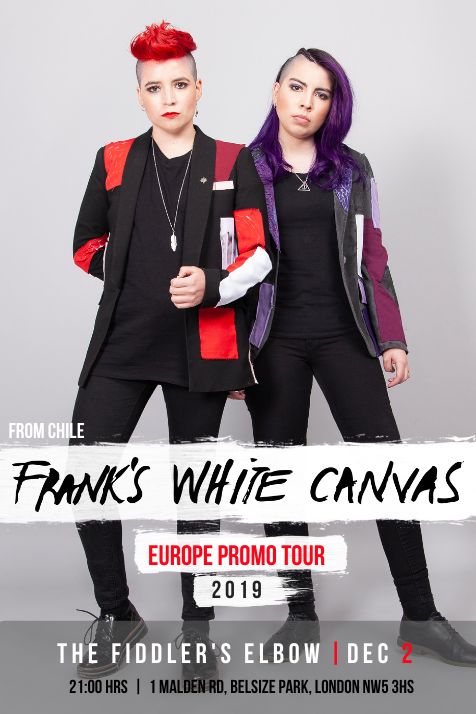 
                Frank's White Canvas (Chile) + Matt V + Guests at The Fiddler's Elbow promotional image