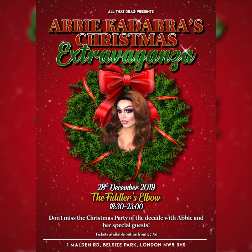 
                Abbie Kadabra’s Christmas Extravaganza at The Fiddler's Elbow promotional image