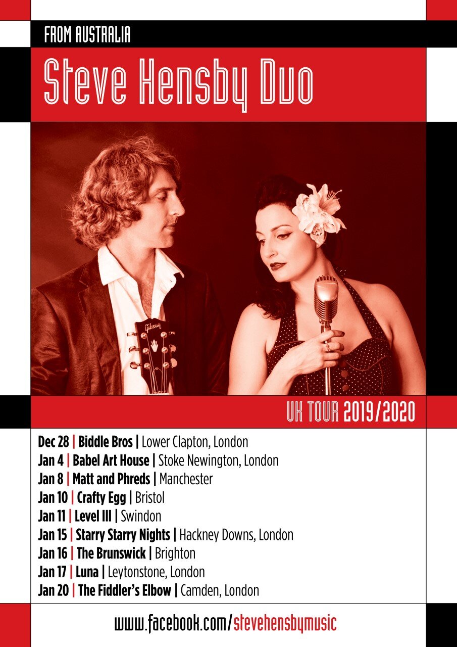 
                The Steve Hensby Duo + Helen Shanahan at The Fiddler's Elbow promotional image