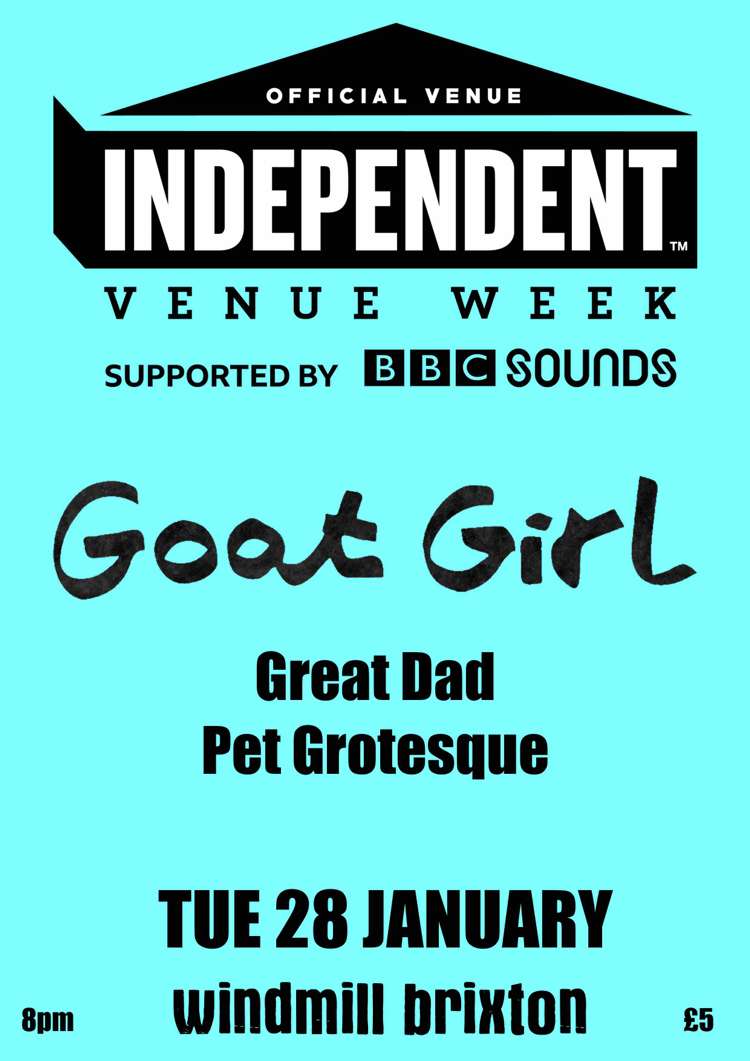 #IVW20 - GOAT GIRL, Great Dad, Pet Grotesque  at Windmill Brixton promotional image