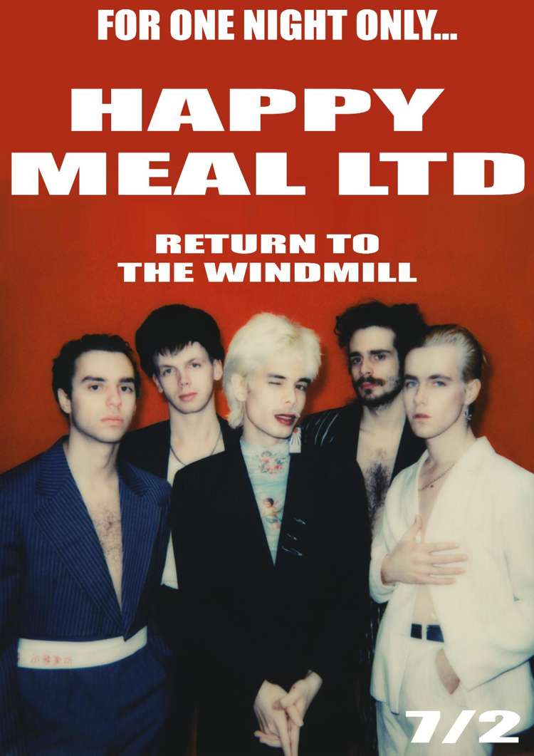 Happy Meal Ltd  at Windmill Brixton promotional image