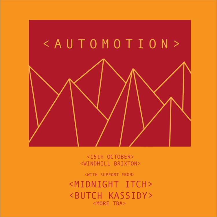 Automotion, Midnight Itch, Butch Kassidy, Sunken  at Windmill Brixton promotional image