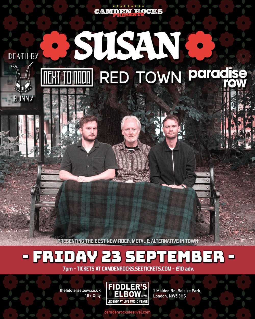 
                Camden Rocks Presents LIVE MUSIC EVENT at The Fiddler's Elbow promotional image