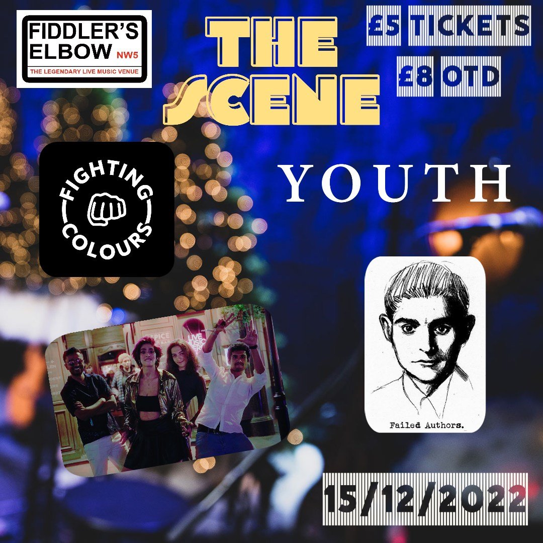 
                The Scene Christmas at The Fiddler's Elbow: ft. Fighting Colours, Youth, Sass and Failed Authors at The Fiddler's Elbow promotional image