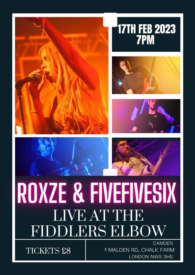 
                LIVE MUSIC EVENT - The Mooches + Roxze & FiveFiveSix at The Fiddler's Elbow promotional image