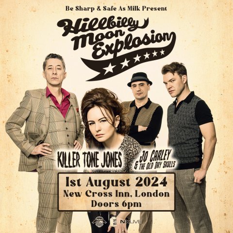 The Hillbilly Moon Explosion at New Cross Inn promotional image