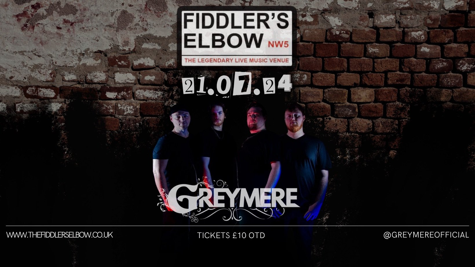 
                The Longshots + Greymere + Zenden Greenpurp + Holistic Approach at The Fiddler's Elbow promotional image