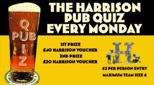 Pub Quiz Kings Cross at The Harrison promotional image