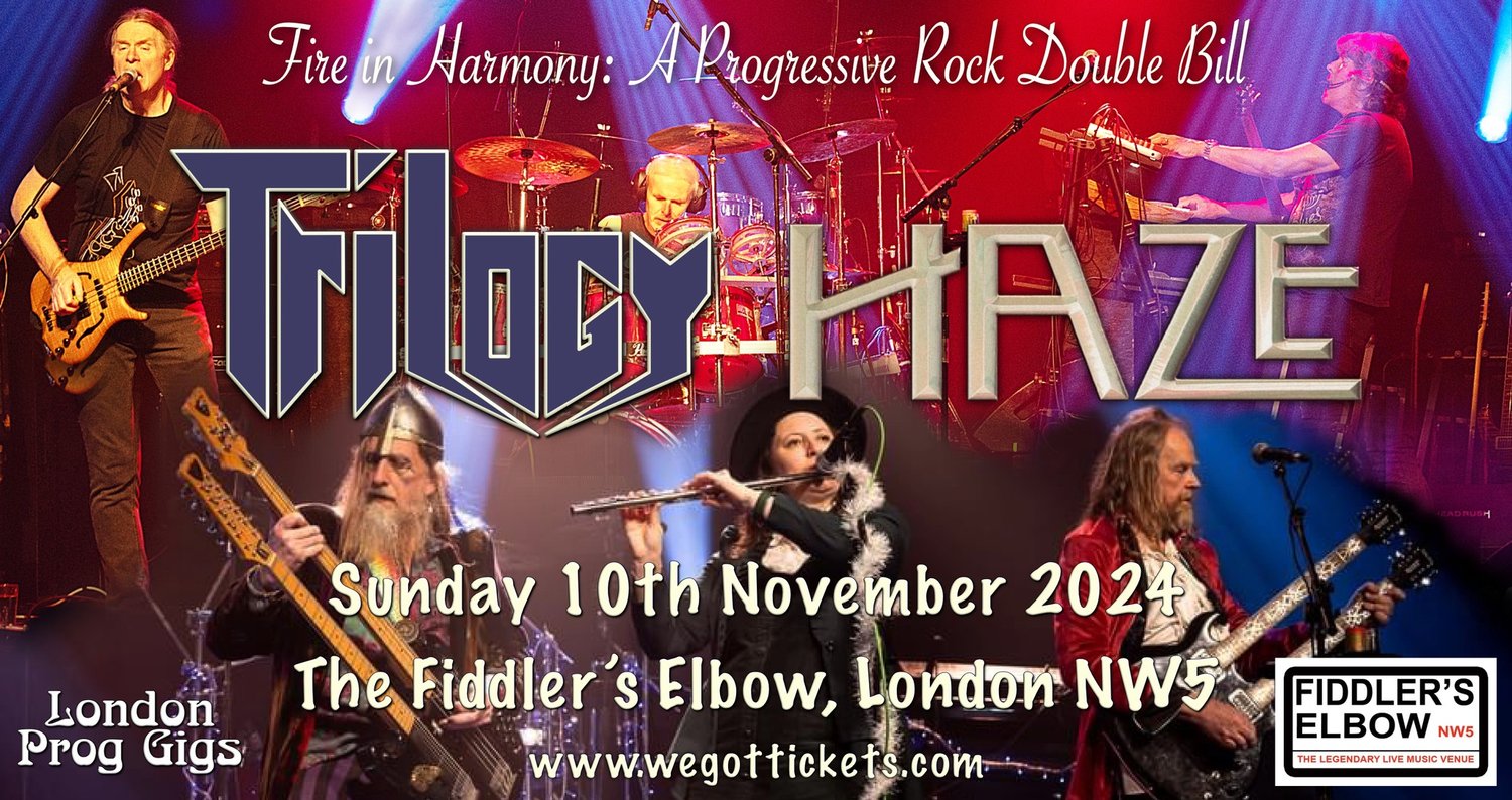 
                Trilogy & Haze - A Prog Rock Double Bill in London  at The Fiddler's Elbow promotional image