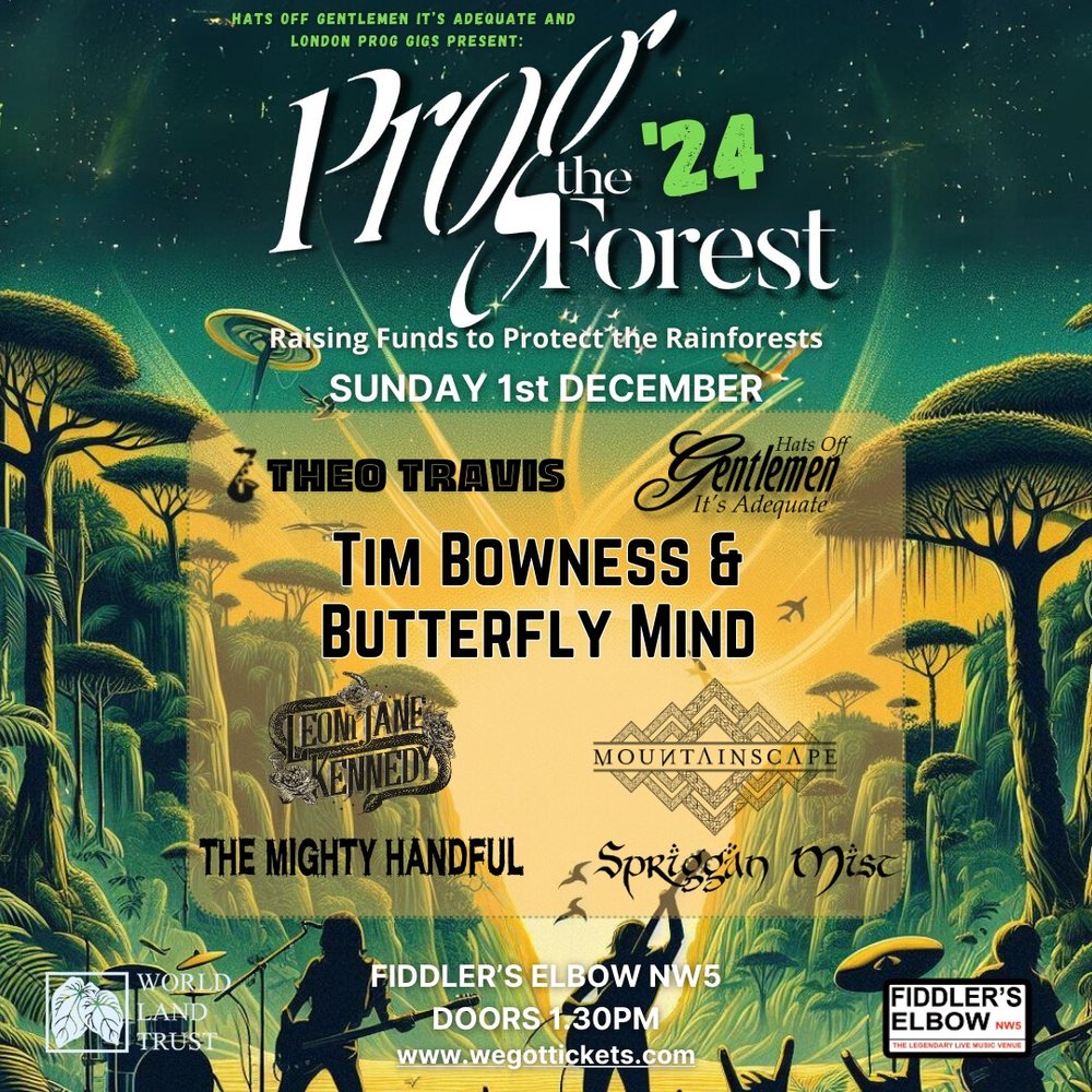 
                PROG the FOREST  All day event 2pm start at The Fiddler's Elbow promotional image