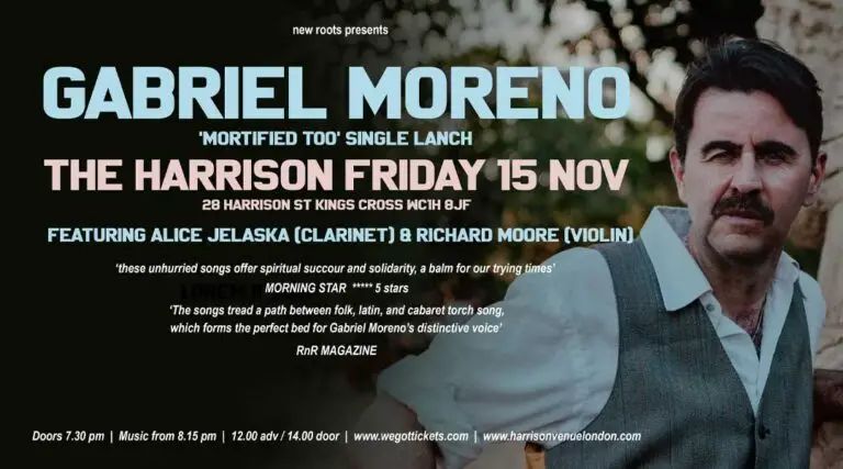 Gabriel Moreno at The Harrison promotional image