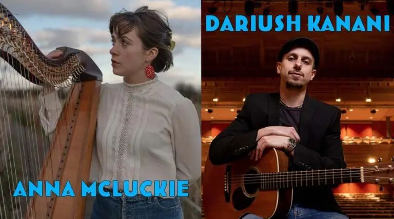 Anna McLuckie and Dariush Kanani at The Harrison promotional image