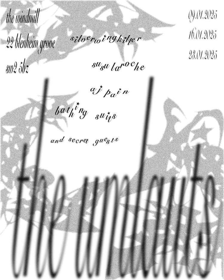 The Umlauts residency with SILVERWINGKILLER and Bathing Suits  at Windmill Brixton promotional image