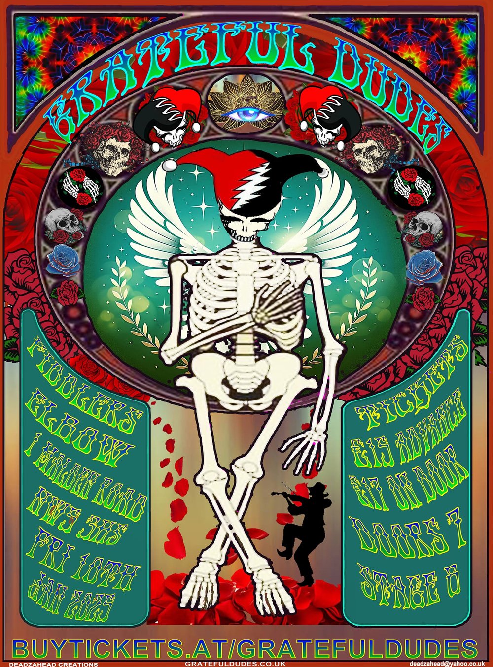 
                Grateful Dead Tribute - Marching with the bears and the Dudes at The Fiddler's Elbow promotional image