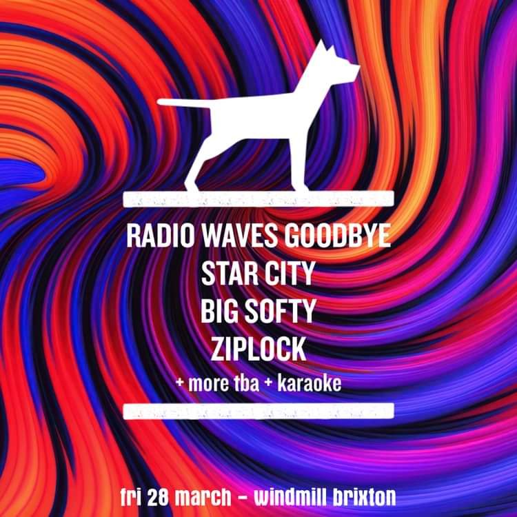  Radio Waves Goodbye, Star City, Big Softy, Ziplock  at Windmill Brixton promotional image