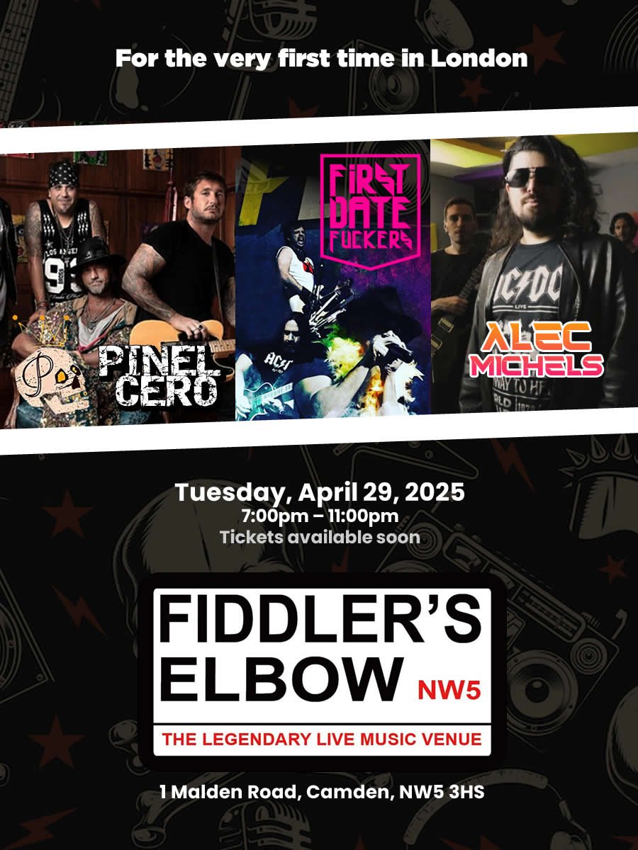 
                First Date F*ckers/Pinel Cero/Alec Michels at The Fiddler's Elbow promotional image