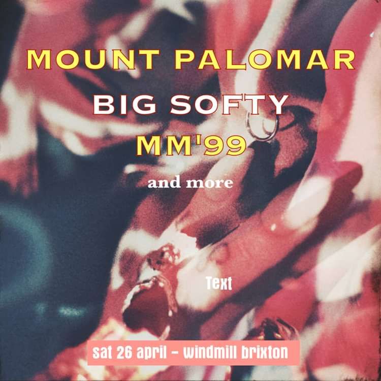 Mount Palomar, Big Softy, MM'99  at Windmill Brixton promotional image