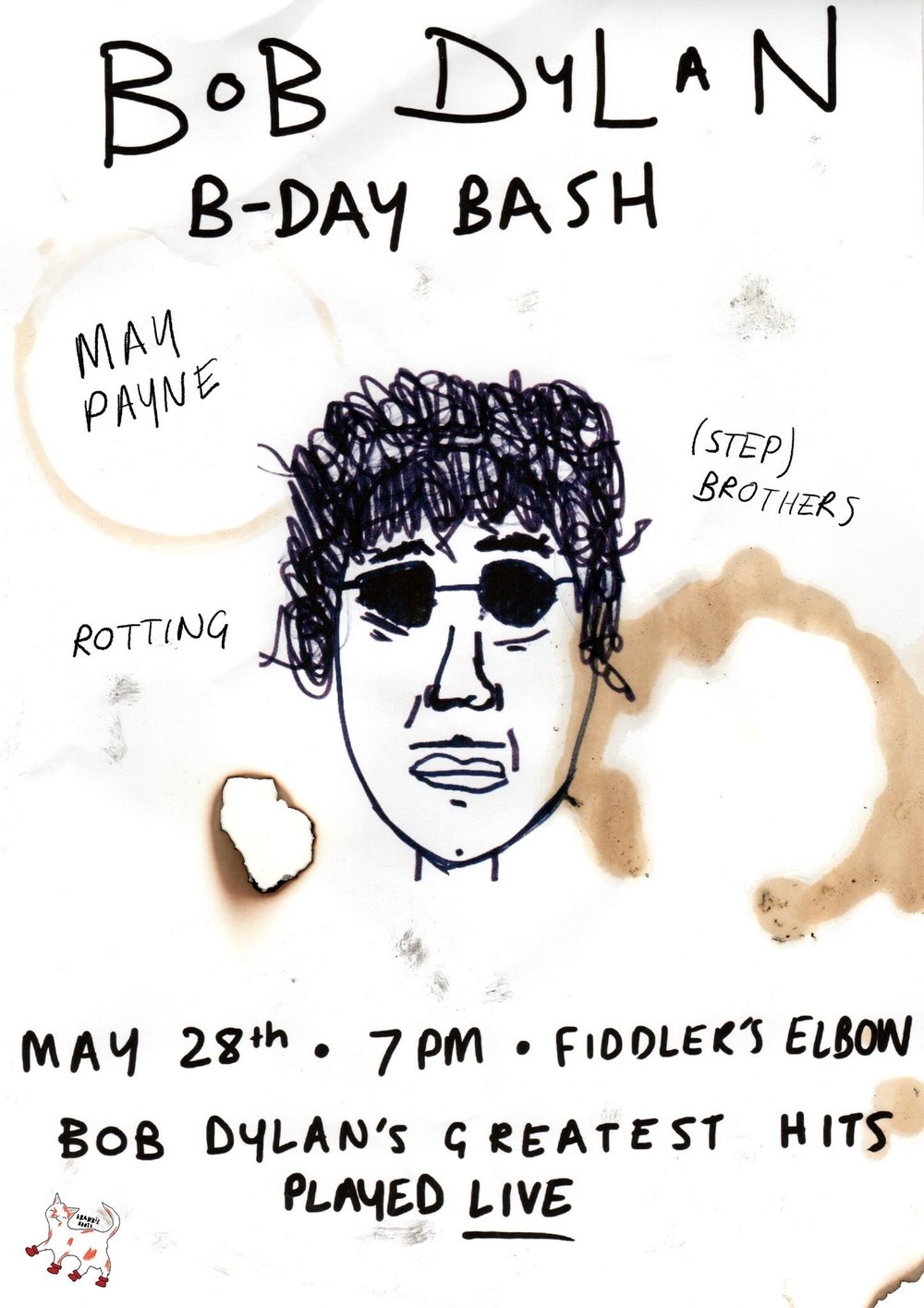 
                Frankie Boots Presents… Bob Dylan Birthday Bash!!! “Celebrating Live Music in Independent Spaces” at The Fiddler's Elbow promotional image