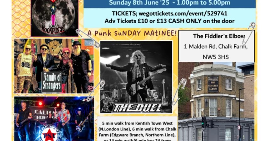 
                Tickets MOONPUNX SUNDAY MATINEE #3 at The Fiddler's Elbow promotional image