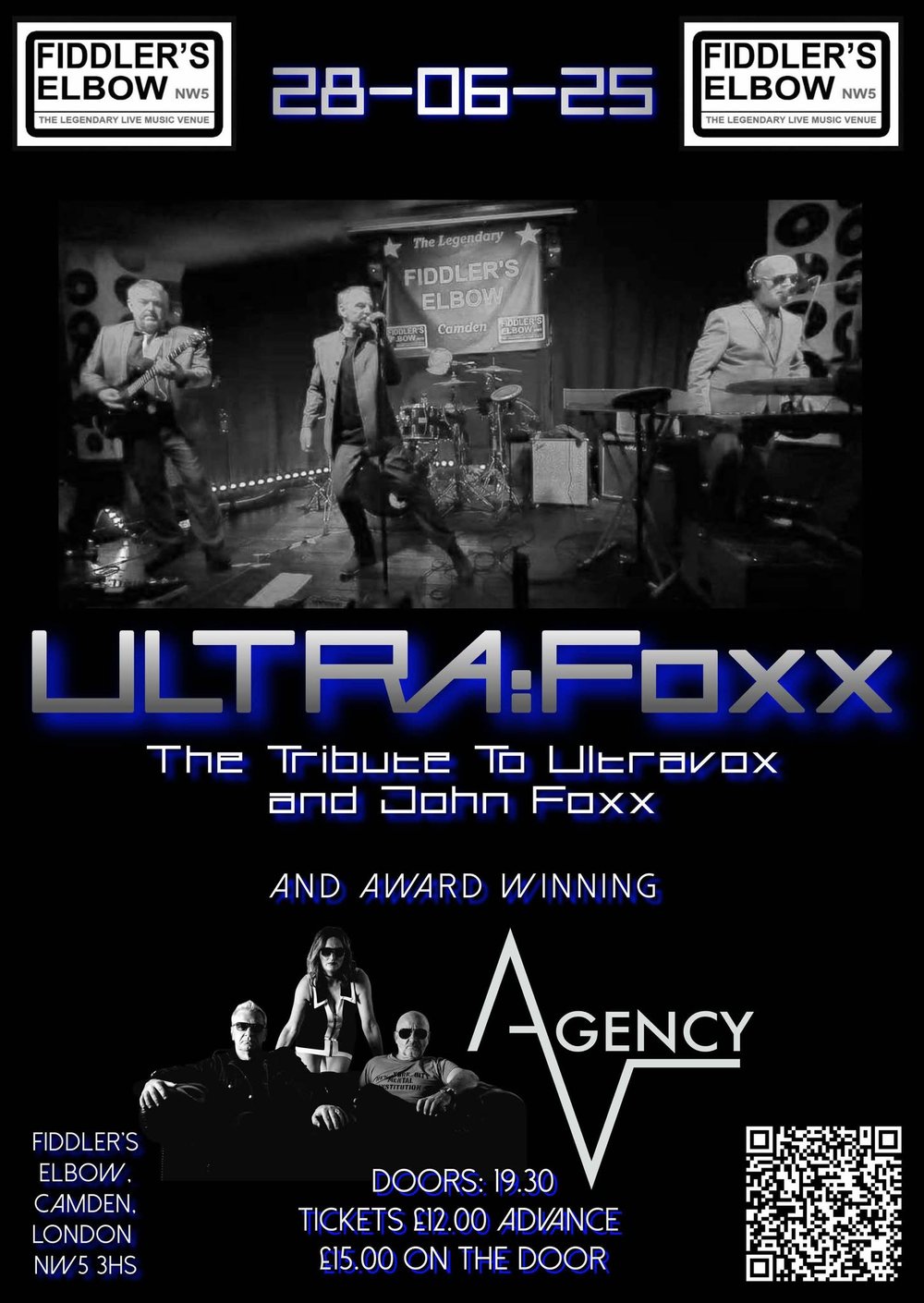 
                ULTRA:FOXX & AGENCY-V at The Fiddler's Elbow promotional image