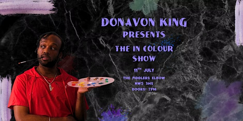 
                Donavon King - The In Colour Show at The Fiddler's Elbow promotional image