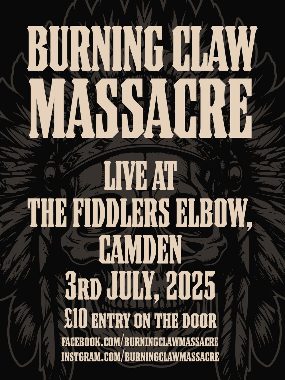 
                Lussa Band +  Burning Claw Massacre +  Two Inch Voices + Guests at The Fiddler's Elbow promotional image