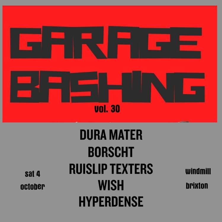 Garagebashing Vol.30  at Windmill Brixton promotional image