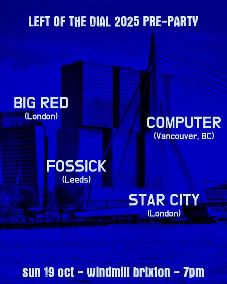 Big Red, Computer, Fossick, Star City  at Windmill Brixton promotional image