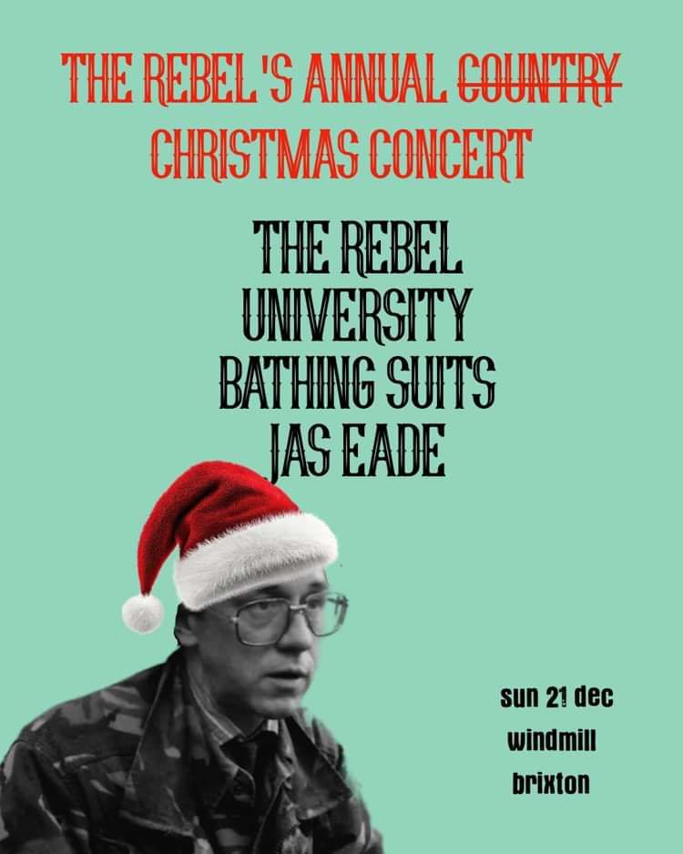 The Rebel, UNIVERSITY, Bathing Suits, Jas Eade  at Windmill Brixton promotional image