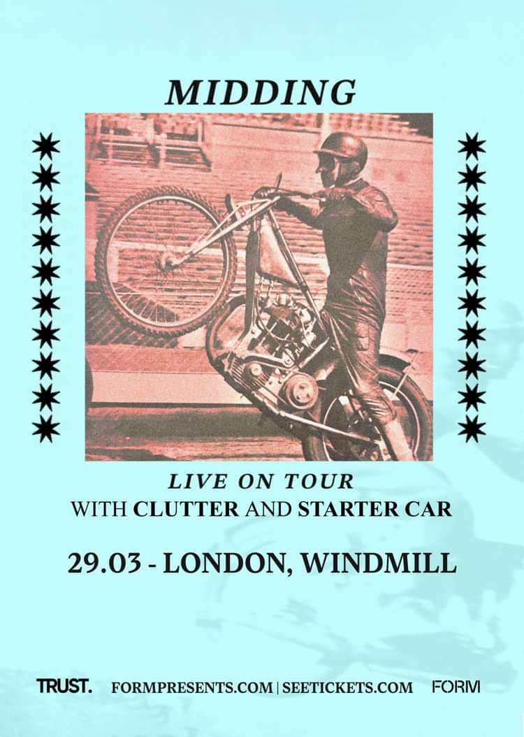 Midding, Clutter, Starter Car at Windmill Brixton promotional image