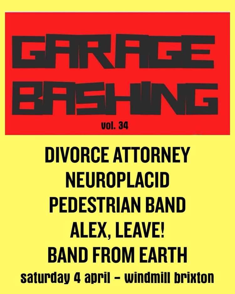 Garagebashing at Windmill Brixton promotional image