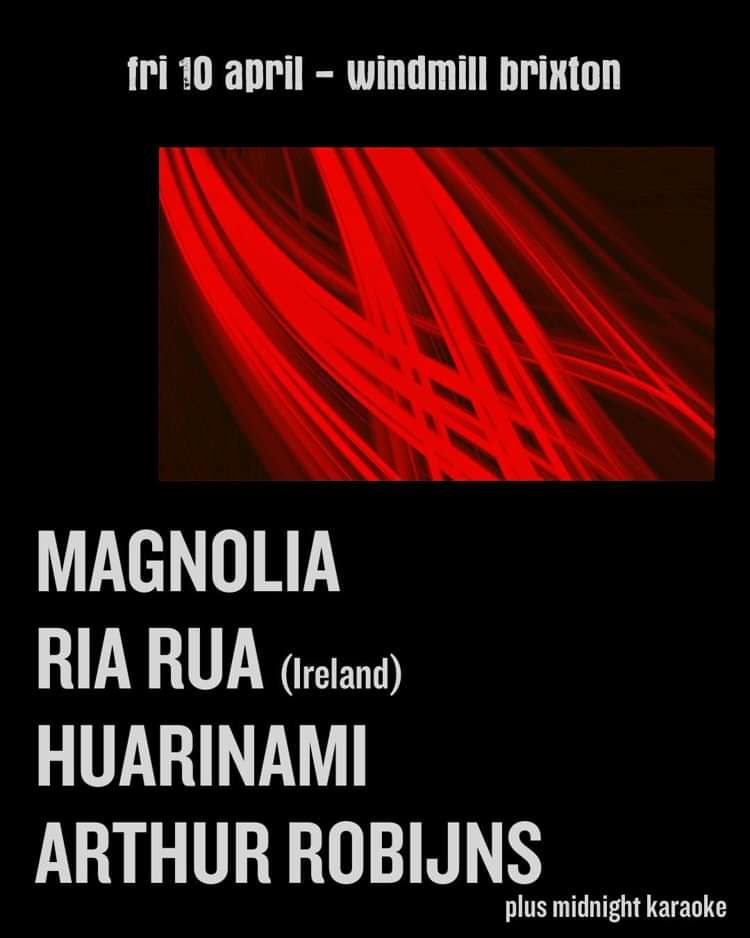 Magnolia, Ria Rua, Huarinami. Arthur Robijns  at Windmill Brixton promotional image