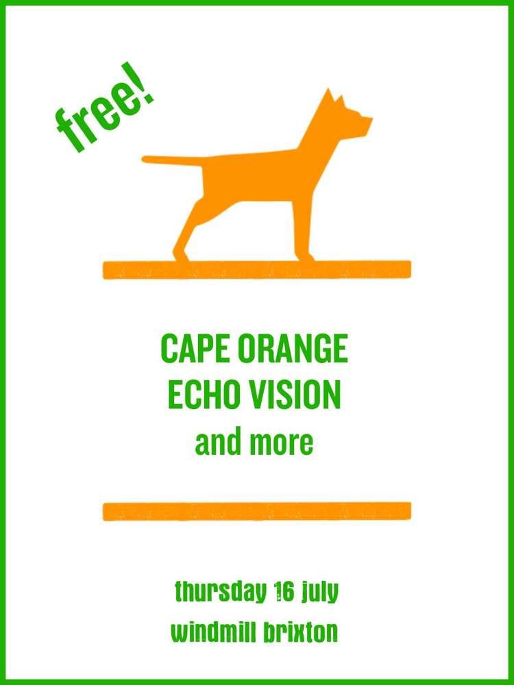Cape Orange, Echo Vision and more  at Windmill Brixton promotional image