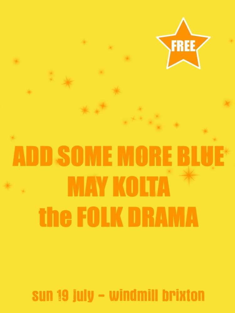 Add Some More Blue, May Kolta, the Folk Drama at Windmill Brixton promotional image