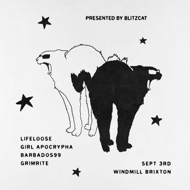 Lifeloose, Girl Apocrypha, Barbados99, Grimrite  at Windmill Brixton promotional image