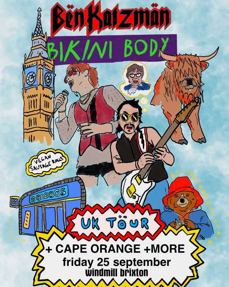 Bikini Body, Cape Orange, Ben Katzman at Windmill Brixton promotional image
