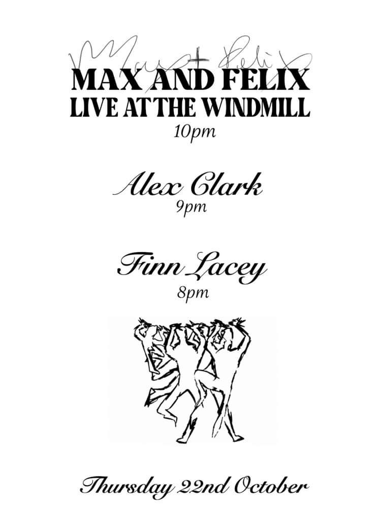 Max and Felix, Alex Clark, Finn Lacey  at Windmill Brixton promotional image