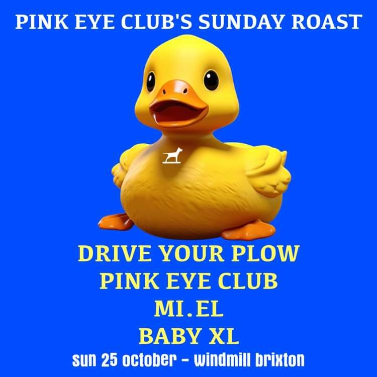 Drive Your Plow, Pink Eye Club, Mi.el, BABY XL at Windmill Brixton promotional image
