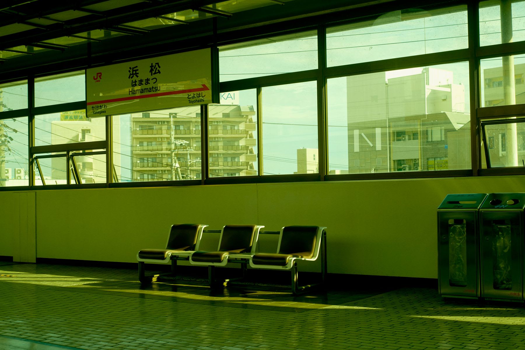 chairs in a station
