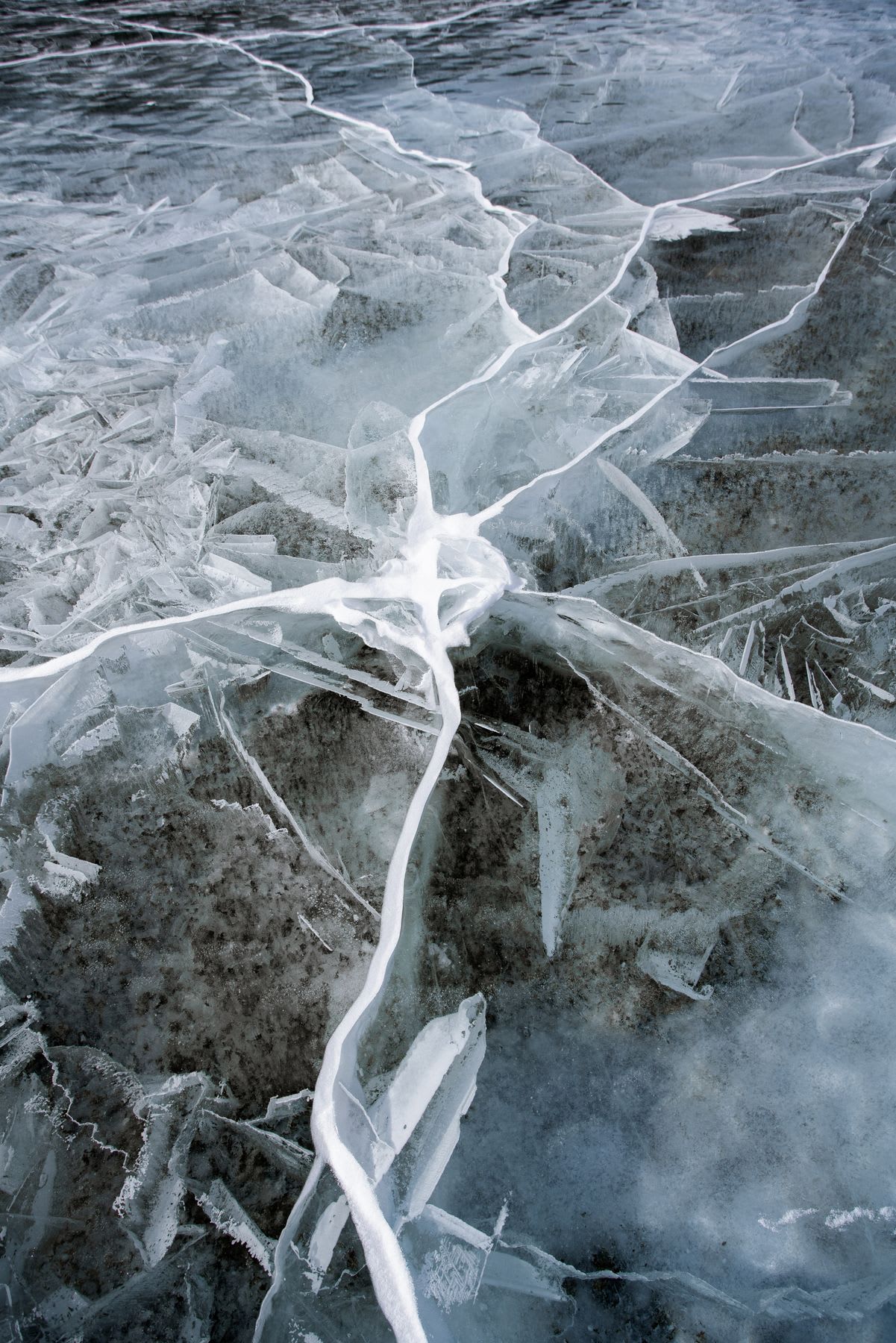 icey locations under a lock