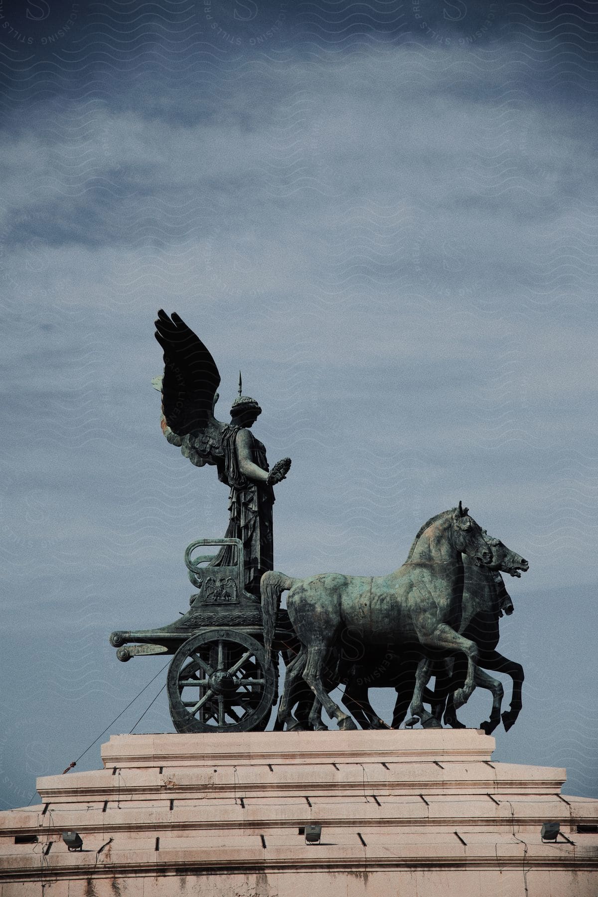 The Goddess Victorio In Her Quadriga.