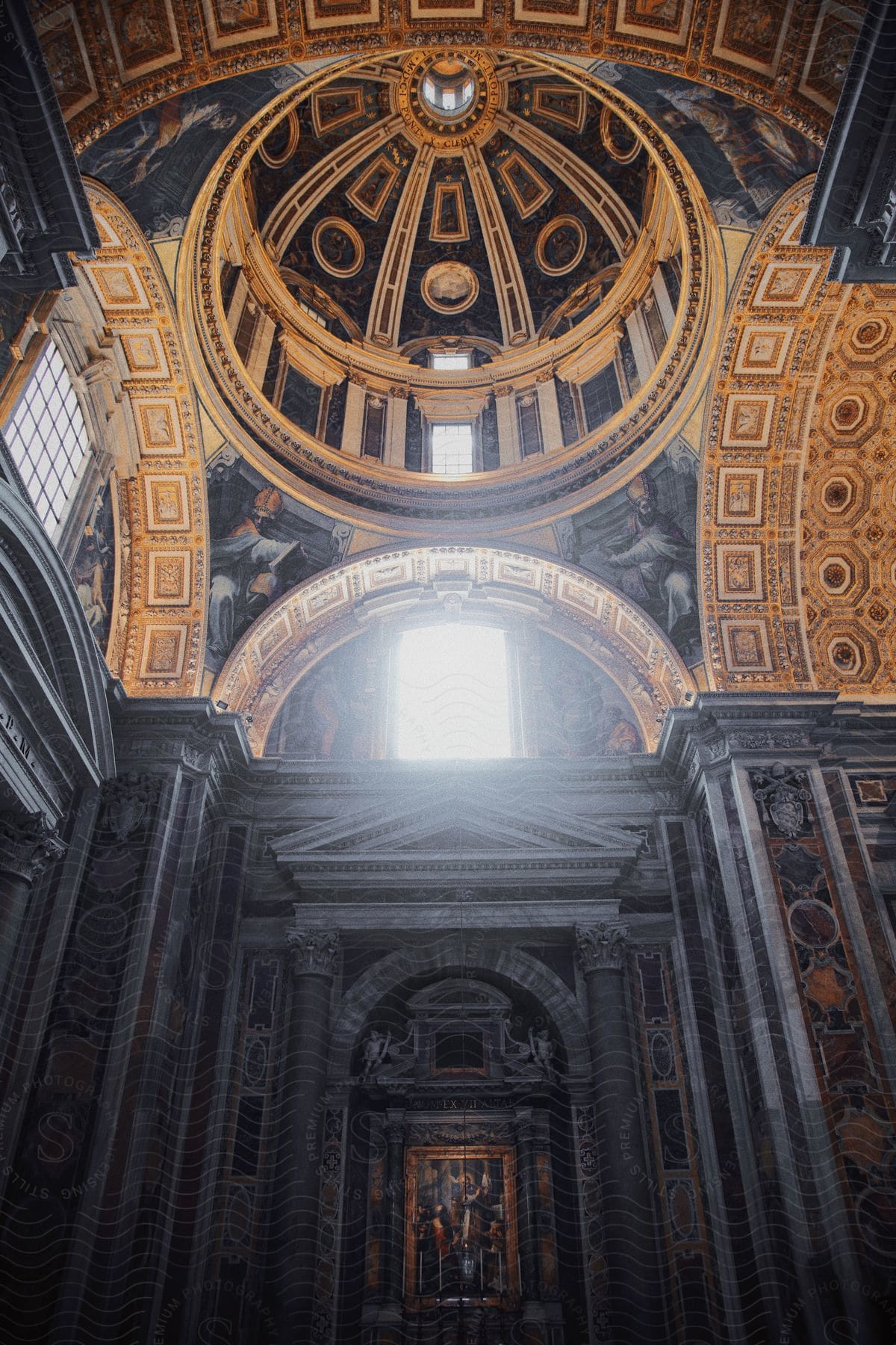 Large ornate and dome building with arched windows.