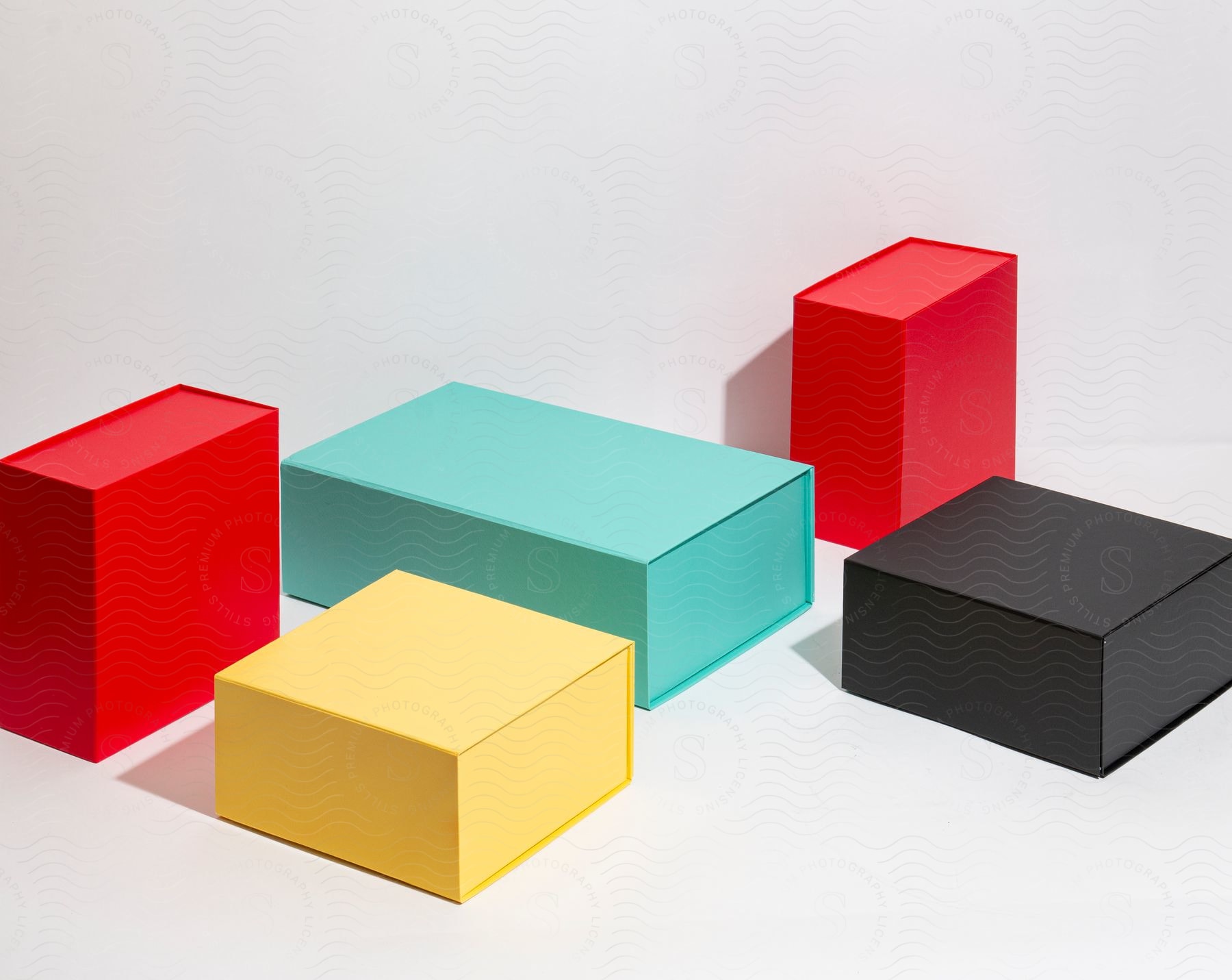 A lot of blocks sitting on a table