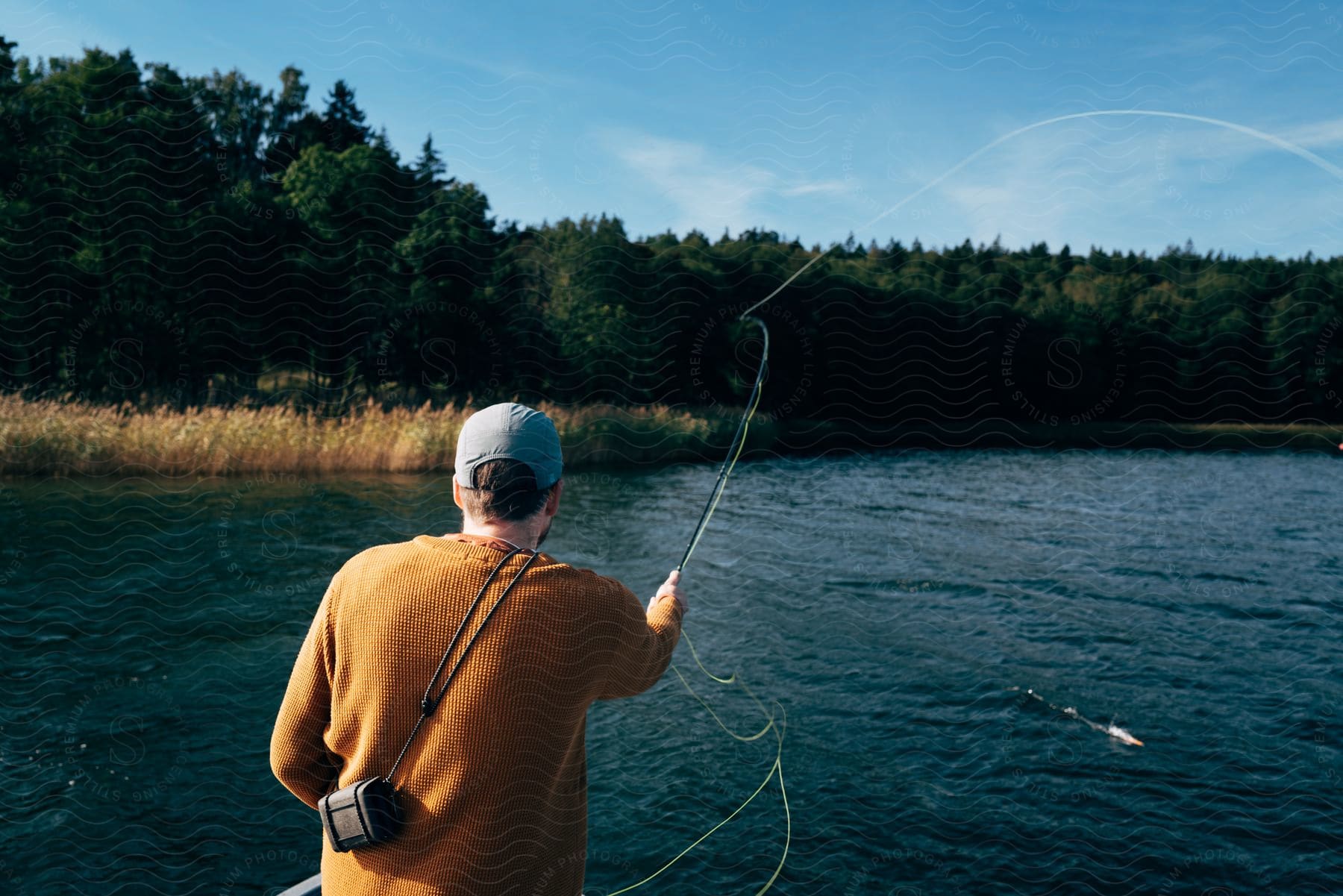 A Man, Wearing A Cap And A, Stock Image 245368