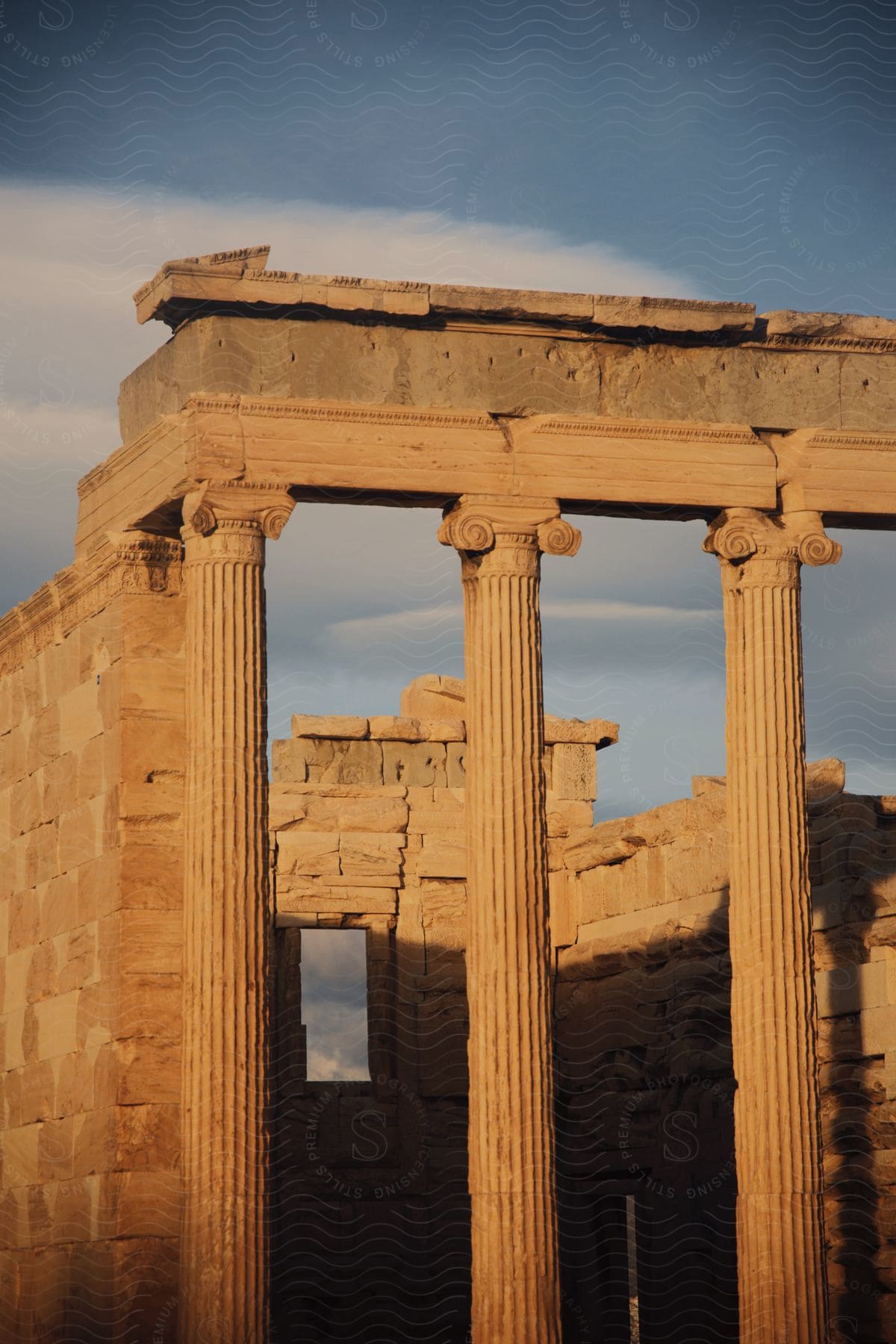 Ruins of an ancient Roman temple.