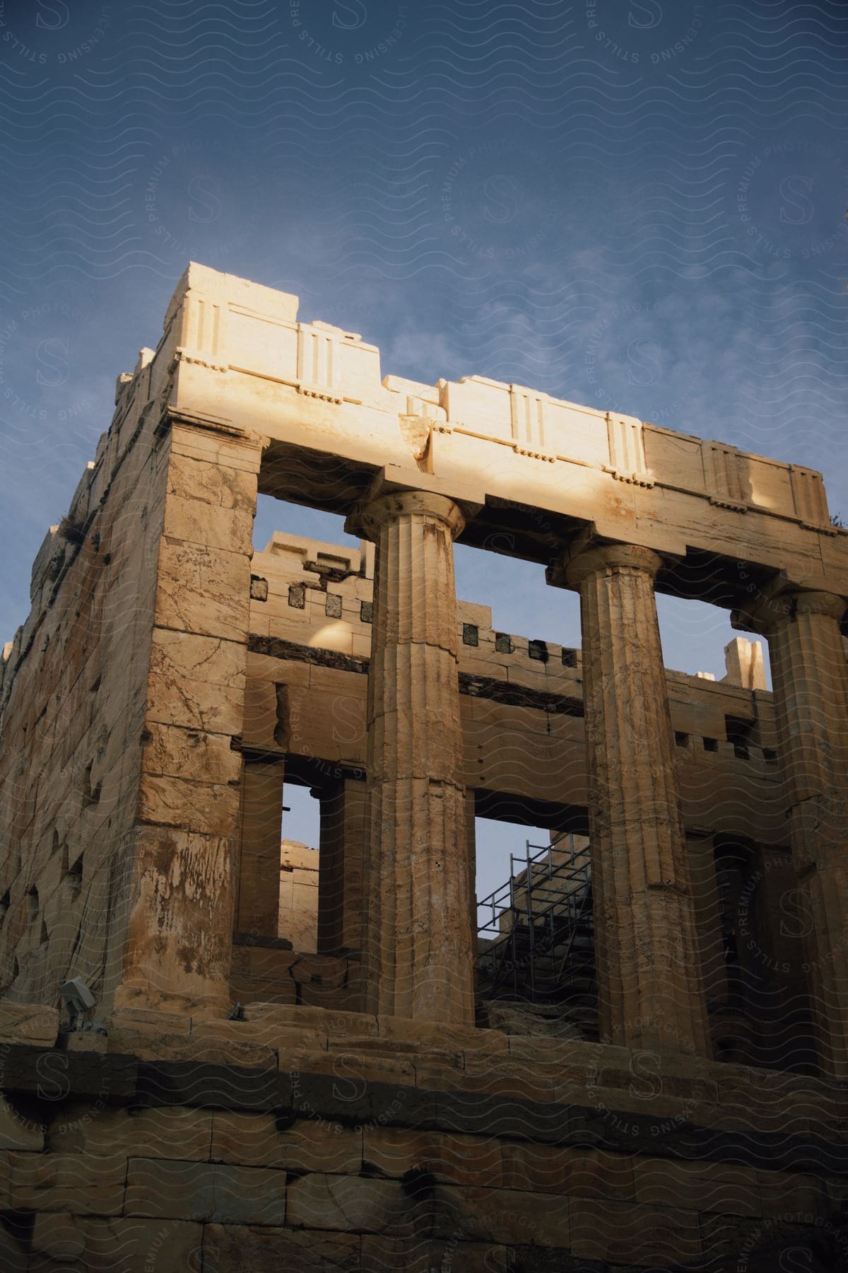 External view of the Parthenon historical landmark.