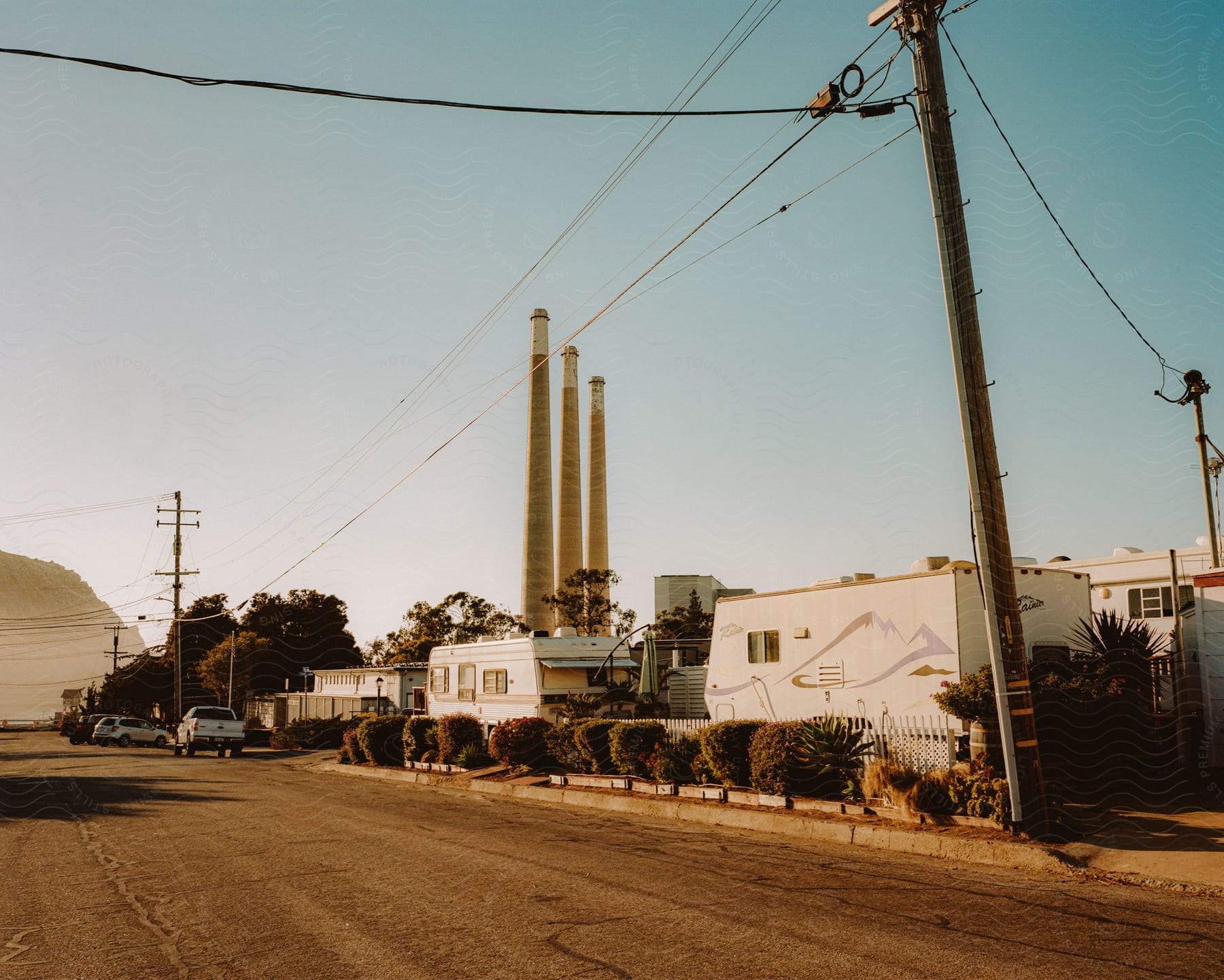 A community of trailers.