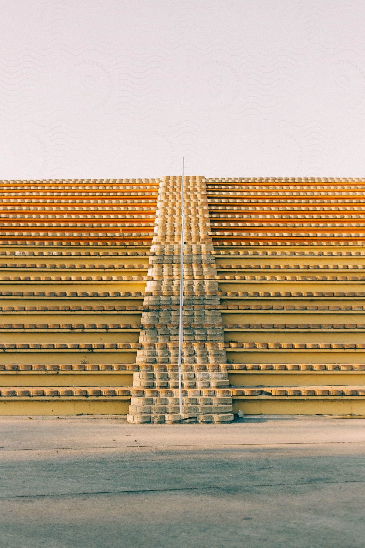 A unique structure using bricks