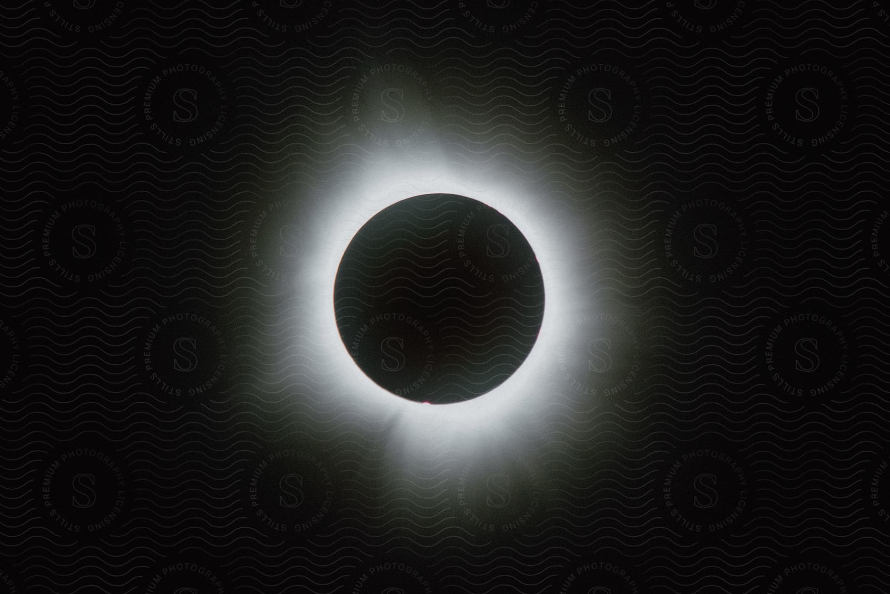 A total eclipse in the sky.