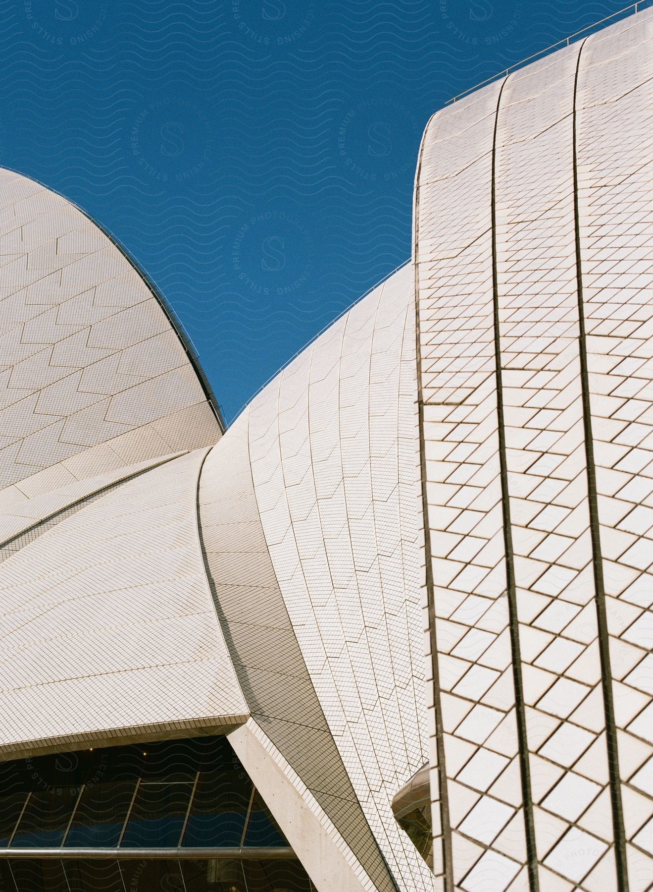 The exterior of a modern building on a sunny day